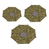 Sunshade Trampoe Top Cover Rainprooccessories Waterproof Sturdy Awning for Outdoor Backyard Playground