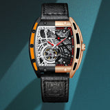 2022 GUANQIN Luxury Fashion Sapphire Mechanical Automatic Watch Men's Watch Stainless Steel Hollow Tourbillon Men's Accessories