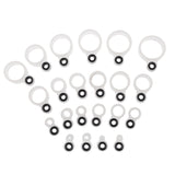 Pack of 22 piece Guides Silicone Ceramic Eyes Fishing Rod