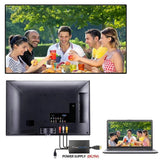 AV S-Video CVBS Video Audio Converter HDMI to S VIDEO Switcher Adaptor HD 3RCA PAL/NTSC Switch for TV PC Blue-Ray DVD