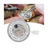 NH35/NH35A Day Date Set High Accuracy Automatic Mechanical Watch Movement+Steel Stem+Week Dial+Calendar Dial+Check Rod