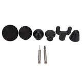 3 Types 6-In-1 Fascia Gun Massager head Set Relax Relief Pain Fatigue Soothing Meridian EVA Body Massage Head Household New