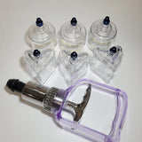 Cups Lose Weight Healthcare 6 Round Heart Shape Thickened Plastic Cup Therapy Vacuum Suction Cupping with Pump