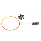 0~70mm USB 5V Wireless Power supply Transmitter Coil Charging Module 10pcs Led receiver lamp lighting Light Bandai am Model