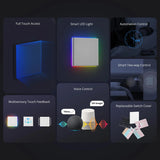 T5 TX Ultimate Smart Wall Switch Full Touch Access LED Light Edge Multi-Sensory EWek Remote Control Via Alexa Google