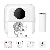 X5 Thermal Photo Pocket Label Maker 200dpi Wireless Receipt Printer for Work Plan Memo Study Note Lists Journal Printing
