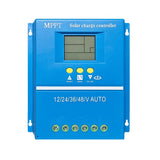 50A 60A 70A 80A 90A 100A MPPT Charge Controller 12V 24V 36V 48V Auto Solar Panel Charger Regulator for Lead-acid/Lithium