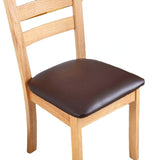 PU leather chair waterproof - removable cushion cover for decorative dining chairs