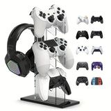 Universal Three-layer Headset Game Stand Desktop Storage for All Headphones Handle Console Headphone Accessories