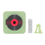 Portable Bluetooth Speaker Stereo Players LED Screen Wall Mountable CD Music Player with IR Remote Control FM Radio