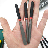 Small Steel Files Flat for Stone Glass Metal Carving Craft Needle Filing Woodworking Hand File Tool