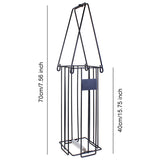 Hopper Ball Picking Frame with Handle 25 Tennis Balls/15 Pickleball Capacity for Easy Pickup Carrying