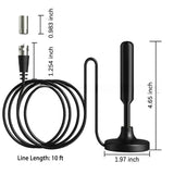 MAYTO High Definition Non Magnetic Portable Antenna, Indoor And Outdoor Digital TV Antenna