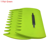1 Pair Garden Yard Leaf Scoops Leaf Grabbers Collector Grabs Grass Leaves Pick Up Hand Leaf Rakes For Garden Leaf Rubbish