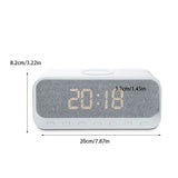 Stay On Time Desktop Alarm Clock And Bluetooth Speaker In One Radio Multifunctional Gift