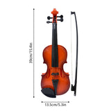 Simulated Music Practice for Beginners Violin Kit Musical Instrument Exquisite Workmanship Performance Props
