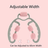 3D floating foam massage suitable for leg neck arm axis muscle relaxer 5-wheel yoga fiess roller massager accessories