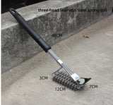 1PC Barbecue Brushes Tool with Long Handle mesh stainless brush BBQ Grill Cleaning Brush