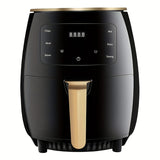 1pc 4.5 L Air Fryer 6-in-1 Smart Air Fryer Oven, 6 One - Touch Programs, Air Fry, Roast, Bake, Reheat, Dehydrate