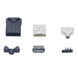 2025 Latest Model 6Pcs Professional Type 19Pin Male Soldering Wire Set For 8K Car Board Co