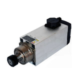 800W 1.5W 2.2KW 3.5KW 4.5KW 6KW CNC Spindle Motor 220V 380V Air Cooled Milg hine Z Axis Shaft ER20 ER25 ER32 Collet Chuck