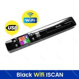 Wifi Wireless Mini Portable A4 Document Scanner Images JPG PDF Formate Reader Pen with TF Card 16G 32G 1050 dpi USB Wired ISCAN