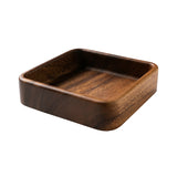 1PCS Walnut Square Rectangle Tray Wooden Dessert Tray Solid Wood Tea Tray Household Wooden Fruit Wooden Tray Storage Box
