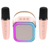 hine Sound Box 5.0 Pa Speaker System 2 Wireless Microphones Music Player Karaoke For All Saints' Day Party Supplies