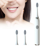 Portable Electric Smart Sonic Adult Soft Hair Toothbrush Cleaner Whitening Teeth Battery Rechargeable Home Waterproof