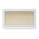 RV Window L700 H400mm with Screen Sunshade Double Layer Anti UV Push Out Window for Motorhomes Campers Acrylic Glass