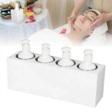 4 Bottles Adjustable Temperature Fast Heating Massage Oil Lotion Cream Single Bottle Heater Beauty Ease Clean