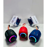 Wireless Bluetooth Speaker Cloth Carries Lights, Stereos, and A Subwoofer Small Steel Cannon Card Inserted Support