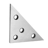 2PCS Precision Machinist Measurement Tool Angle Block Ruler 30/45/60/90 Degree Inch Metric Triangle Steel Block Angle