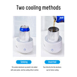 12/24V Car Mini Refrigerator Summer Quick Coog Cup Portable Travel Home Dual-Use Freezing Water Beverage Zip-Top Can Beer
