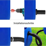 1Set 1.25 Inch Water Butt Connection Set Rain Butt Connection For Rain Butt Stainless Steel