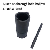 Hydraulic Plate Hand Empty Three-jaw Sleeve 56810 Inch CNC Lathe Disassembly and Assembly Chuck Tool Accessories