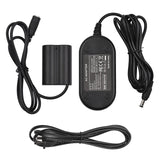 CP-W235 Dummy Battery DC Coupler Charger + 8V 3A AC Adapter Camera Supply with Power Plug for Fujifilm X-T4