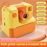 Kids Instant Print 2.0in Screen Digital Photo Camera Toys Gifts Girls Boys Aged 3-12 for Christmas/Birthday/Holiday
