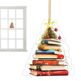 Christmas 2D Ornament Decor Acrylic Stack Of Boo Decoration For Car Rearview