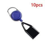 CRUSHER 10 Pcs Silicone Lighter Retractable Keychain Protective Sleeve Holder Leash Safe Stash Clip Cover Smoking Accessories