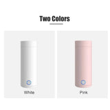Travel 400ml Stainless Steel Vacuum Insulated Cup Auto Off Electric Kettle Water Boiler Bottle for Tea Coffee