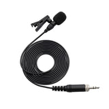 ZOOM F2 field recorder lavalier micropohone with a windscreen and lapel mic clip for Mobile live broadcast and vlog