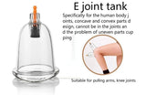 Vacuum 12 cups pumping type cupping hine household body massager extraction joint tank explosi