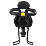 Safety Child Bicycle Front Baby Seat Kids Saddle with Foot Pedals Support Back Rest for MTB Road Bike
