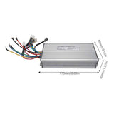 Bike Controller Kit Metal Housing Bicycle Controller Kit Sine Wave 1500W Light Wire Heat Dissipation for DIY