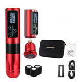 2023 Newest Ambition Wireless Tattoo Machine Pen Custom Brushless Motors Fast Charging Battery 2400mA./h For Tattoo Artist