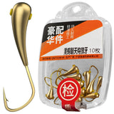 10Pcs Corrosion Resistant High Strength Crank Rust-proof Compact Hooks Multipurpose Fishing Tackle