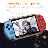 X7 X7plus 4.3 5.1Inch Video Console Players Double Rocker 8GB Memory Built in 1000 Games MP5 Game Controller TV Output