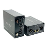 LA-2 Audio Signal Isolator 6.35 XLR Head Mixer Audio Current Acoustic Noise Filter Remover
