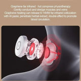 Mini Apparatus Fumigation Portable Rechargeable Heating Massage less Acupoint Pain Moxibustion Device Moxa